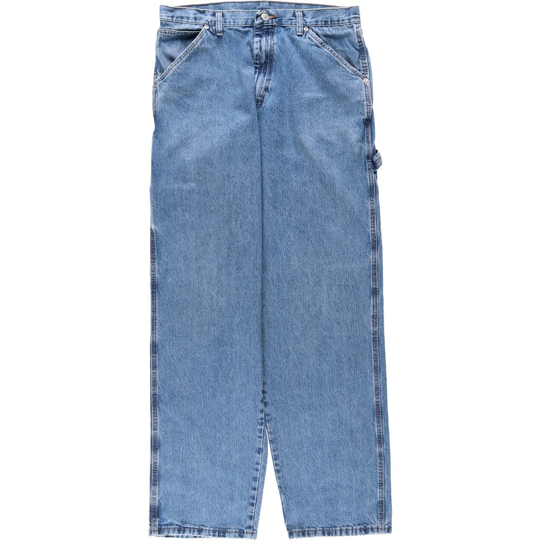 Wrangler Denim Painter Pants for Men, W33 equivalent cotton blue type Vintage Second Hand