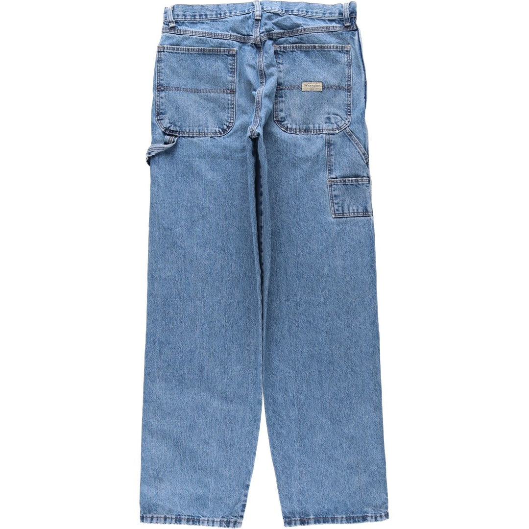 Wrangler Denim Painter Pants for Men, W33 equivalent cotton blue type Vintage Second Hand
