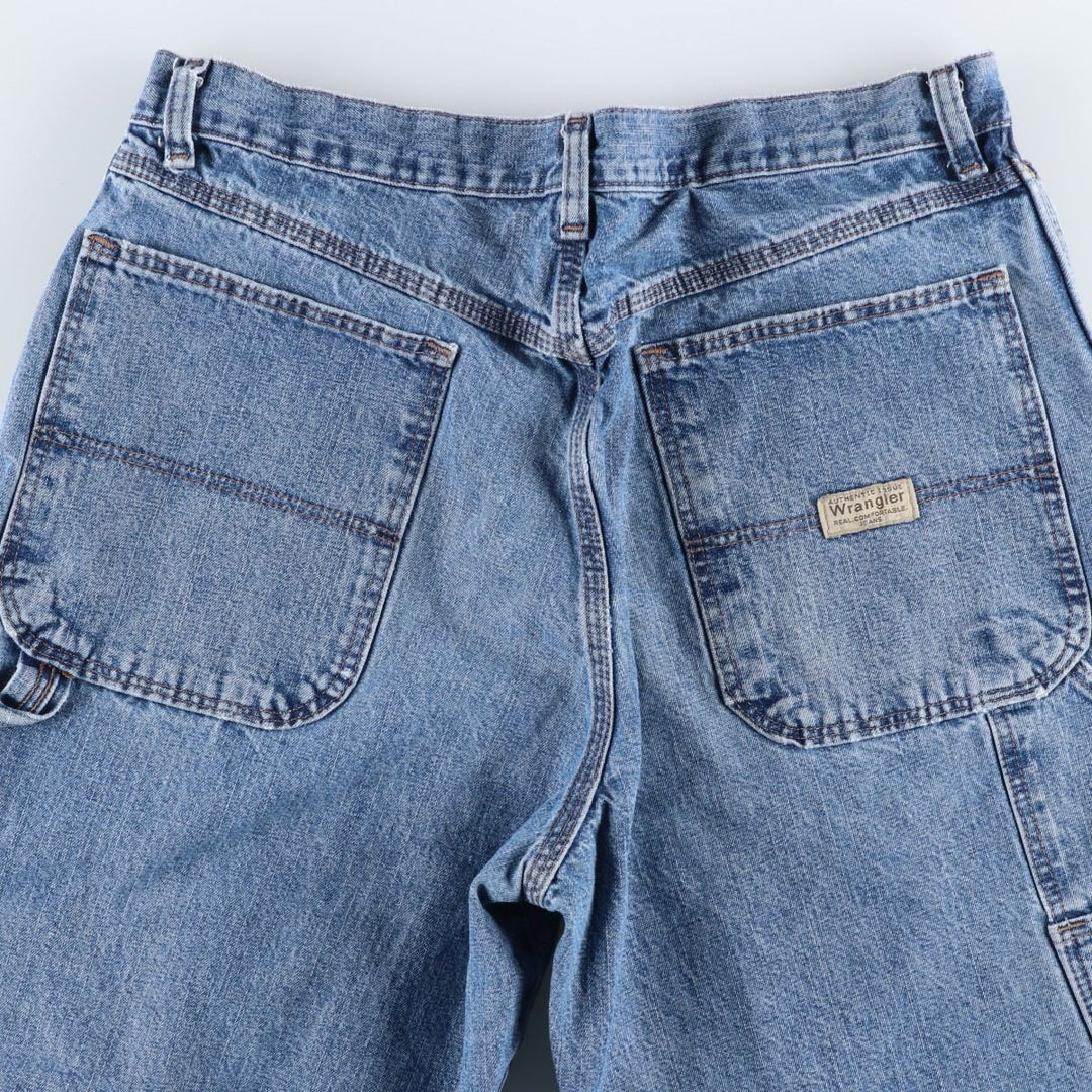 Wrangler Denim Painter Pants for Men, W33 equivalent cotton blue type Vintage Second Hand