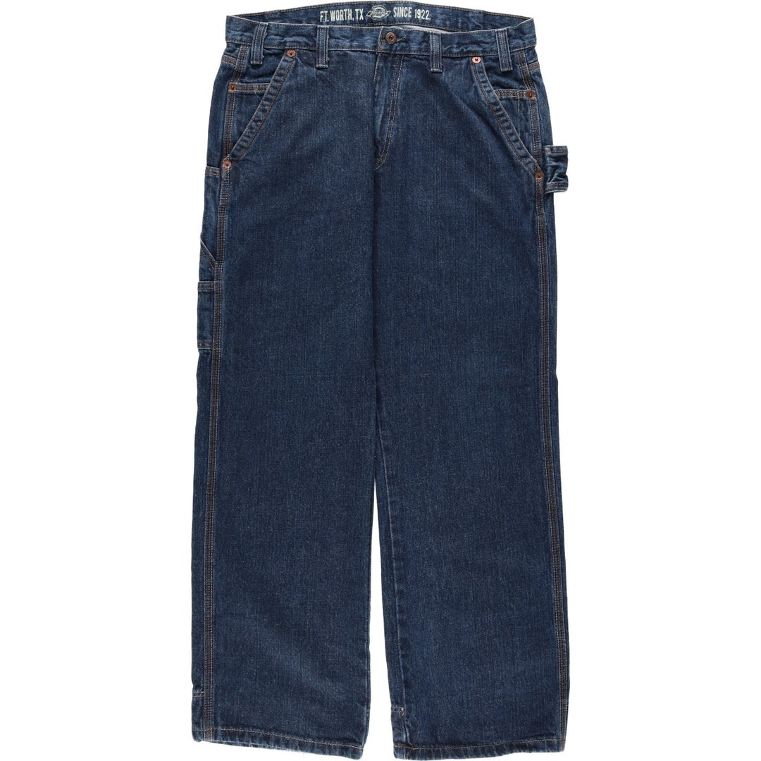 Dickies Loose Straight Fit Denim Painter Pants, Men's W36 (approx.) cotton navy blue type Vintage Second Hand