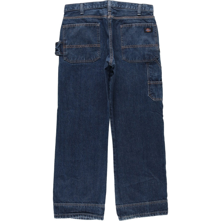 Dickies Loose Straight Fit Denim Painter Pants, Men's W36 (approx.) cotton navy blue type Vintage Second Hand