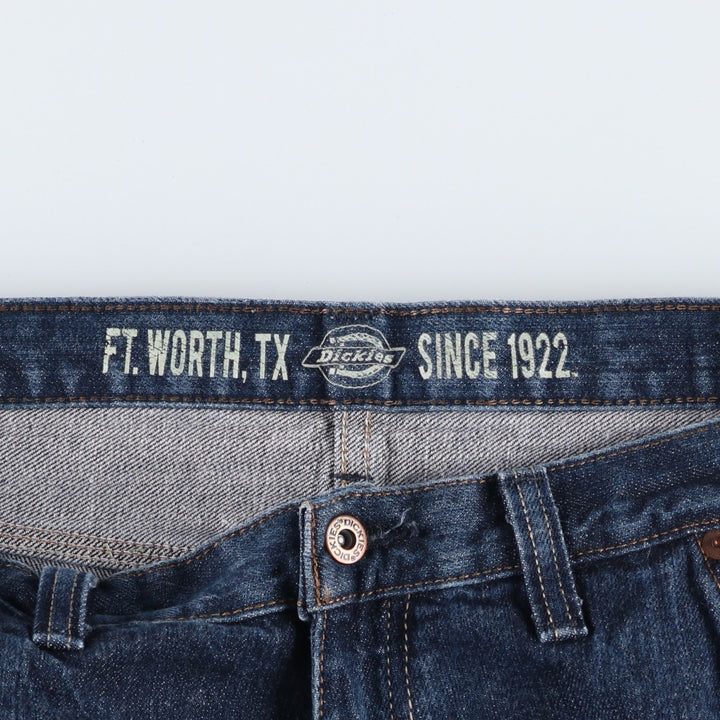 Dickies Loose Straight Fit Denim Painter Pants, Men's W36 (approx.) cotton navy blue type Vintage Second Hand