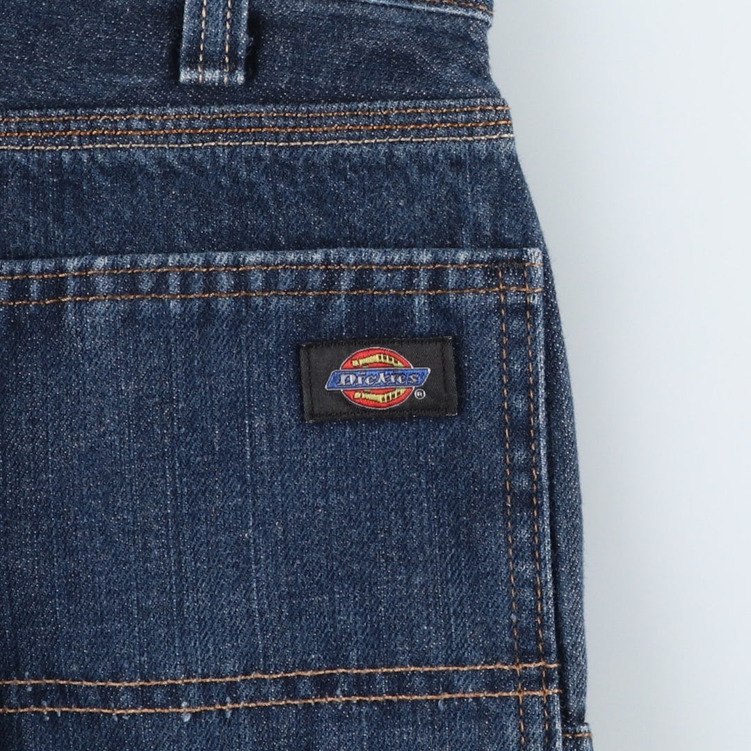 Dickies Loose Straight Fit Denim Painter Pants, Men's W36 (approx.) cotton navy blue type Vintage Second Hand