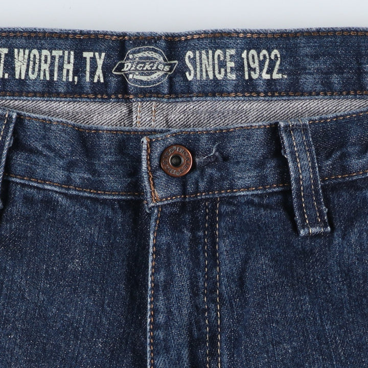 Dickies Loose Straight Fit Denim Painter Pants, Men's W36 (approx.) cotton navy blue type Vintage Second Hand