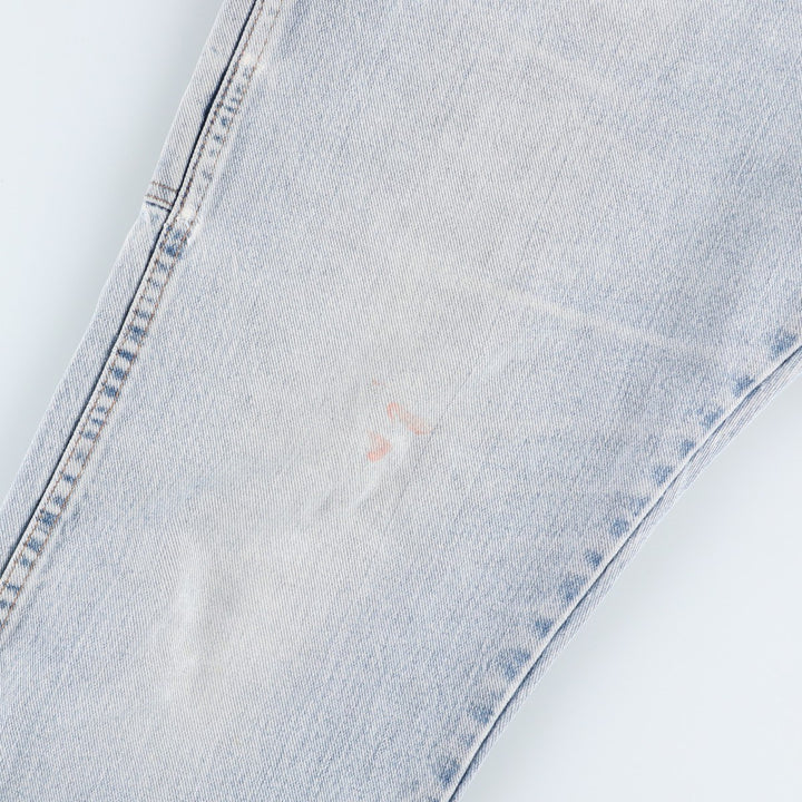 Round House denim painter pants, made in the USA, men's size W37 (approx.). unclear Blue type light blue Vintage Second Hand