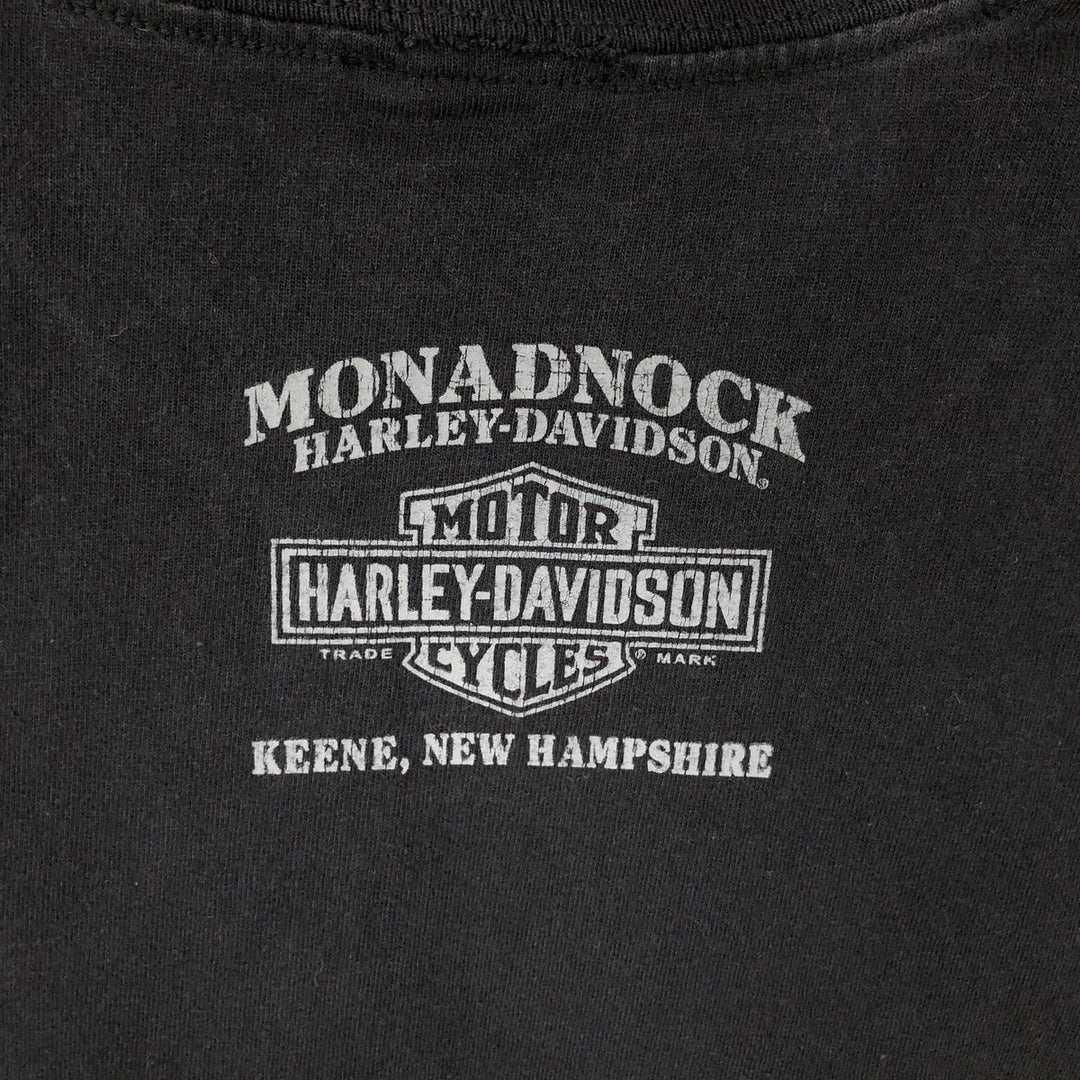 Harley-Davidson Sleeveless Motorcycle Bike T-shirt Men's XL unclear black type Vintage Second Hand