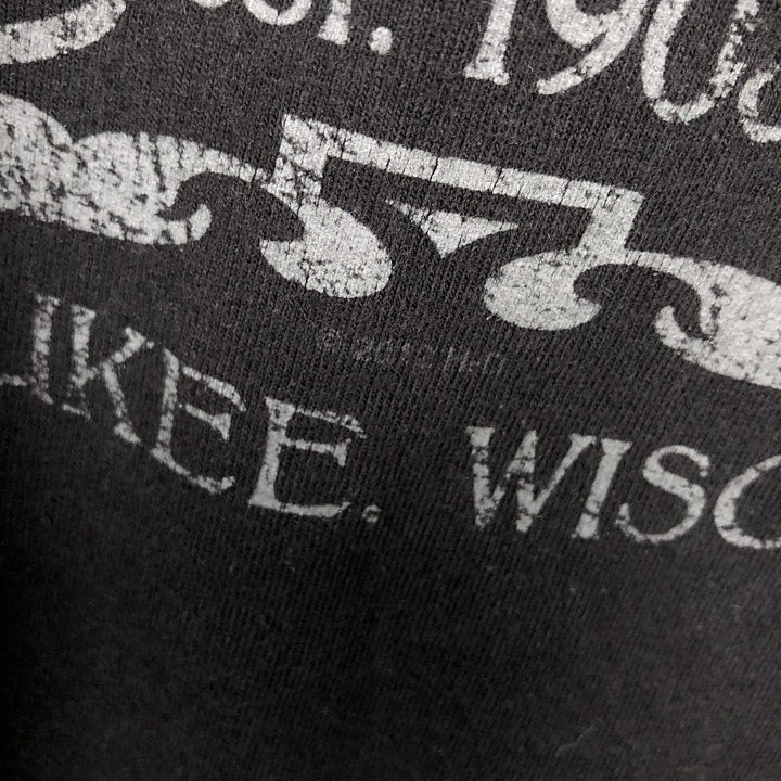 Harley-Davidson Sleeveless Motorcycle Bike T-shirt Men's XL unclear black type Vintage Second Hand