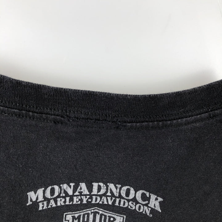 Harley-Davidson Sleeveless Motorcycle Bike T-shirt Men's XL unclear black type Vintage Second Hand