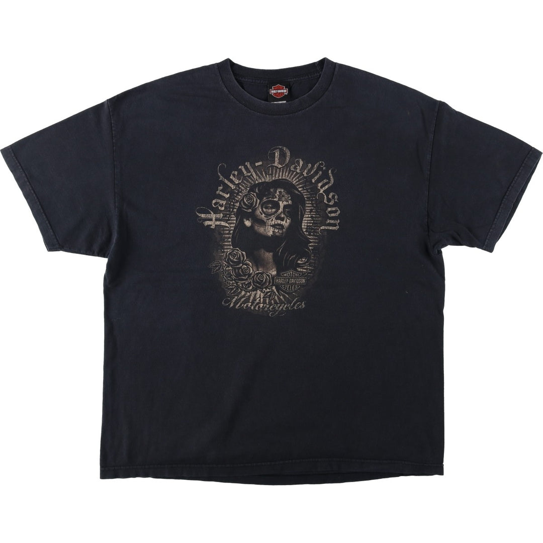 Harley-Davidson Motorcycle Bike T-shirt, Men's XXL cotton black type Vintage Second Hand