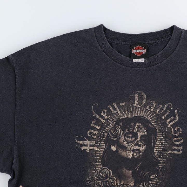 Harley-Davidson Motorcycle Bike T-shirt, Men's XXL cotton black type Vintage Second Hand
