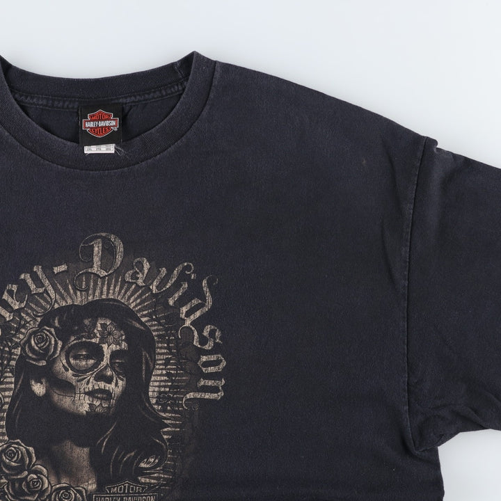 Harley-Davidson Motorcycle Bike T-shirt, Men's XXL cotton black type Vintage Second Hand