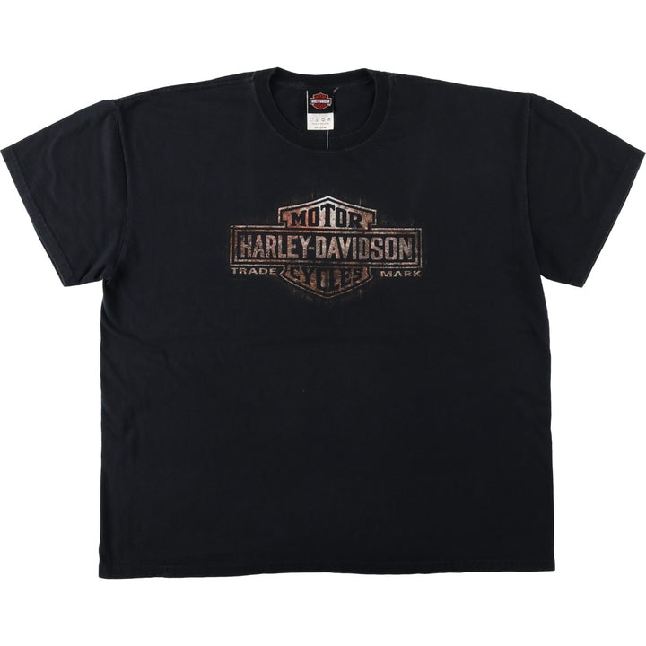 Harley-Davidson Motorcycle Bike T-shirt, Men's XXL cotton black type Vintage Second Hand