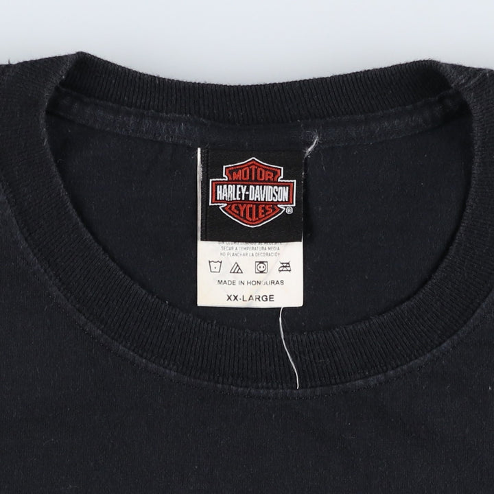 Harley-Davidson Motorcycle Bike T-shirt, Men's XXL cotton black type Vintage Second Hand
