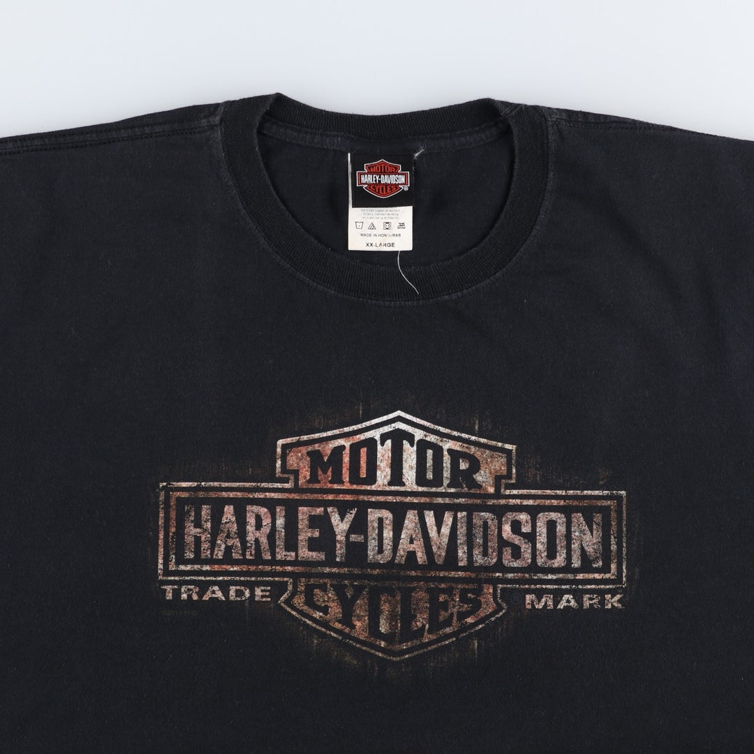 Harley-Davidson Motorcycle Bike T-shirt, Men's XXL cotton black type Vintage Second Hand