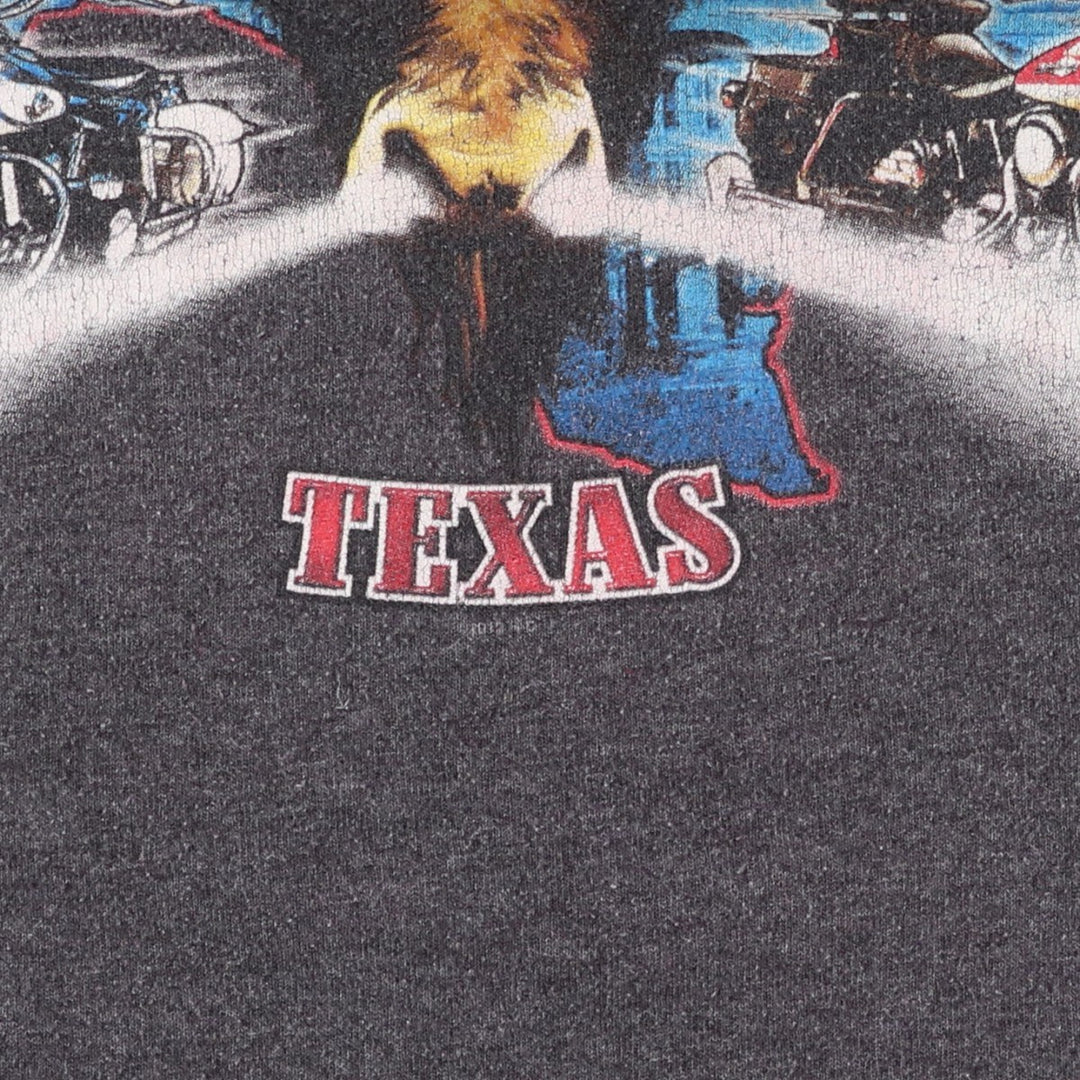Harley-Davidson Motorcycle Bike T-shirt, Men's Size L cotton Charcoal Vintage Second Hand