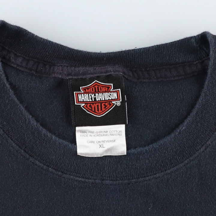 Harley-Davidson Motorcycle Bike T-shirt, Men's XL size cotton black type Vintage Second Hand