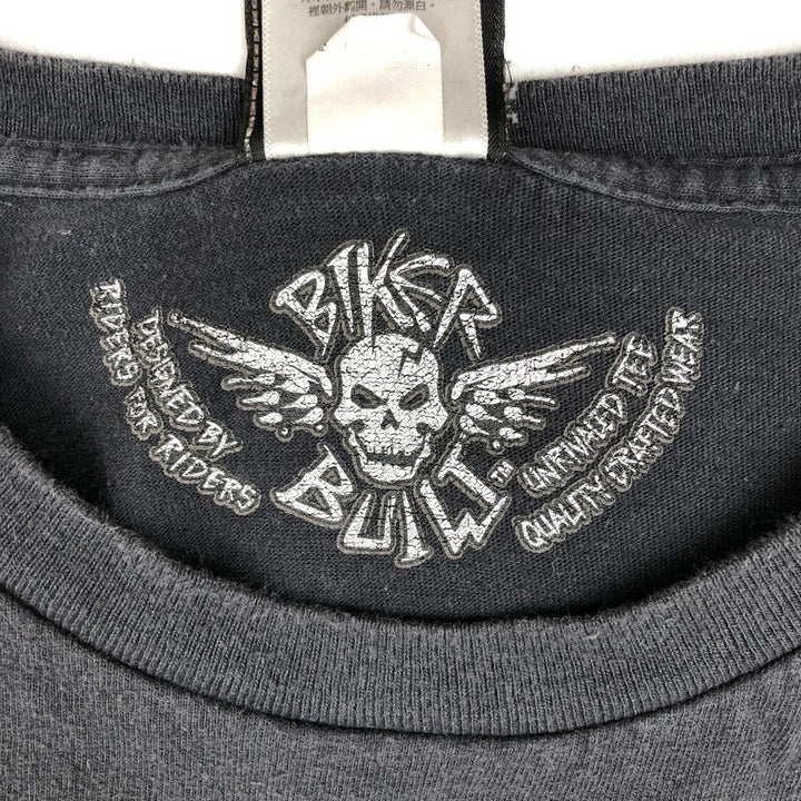 Harley-Davidson Motorcycle Bike T-shirt, Men's Size L cotton black type Vintage Second Hand