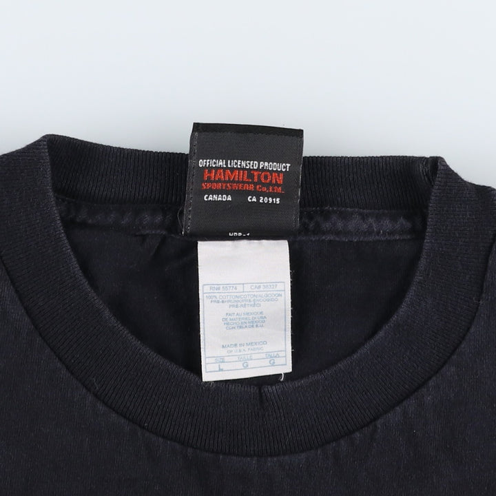 00'S Harley-Davidson Motorcycle Bike T-shirt Men's L size cotton black type Vintage Second Hand