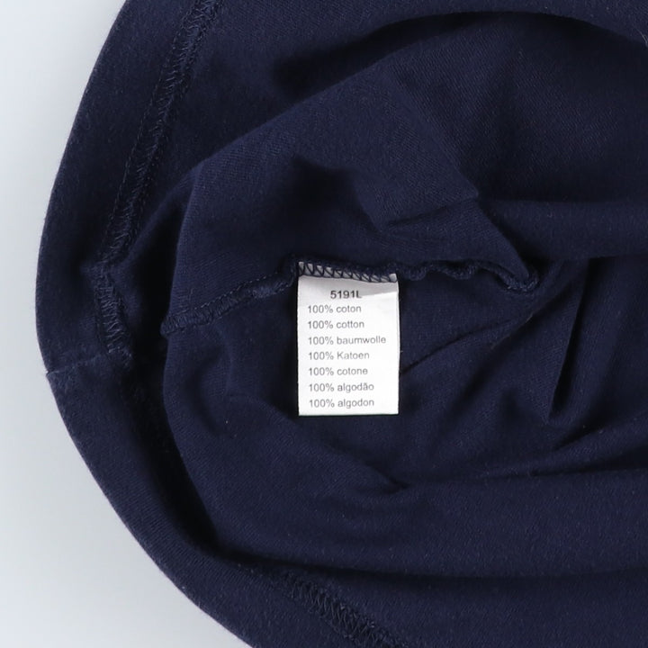 Lacoste (LACOSTE) French-designed short-sleeved T-shirt with a single logo, size 3 (equivalent to men's S). cotton navy blue type Vintage Second Hand