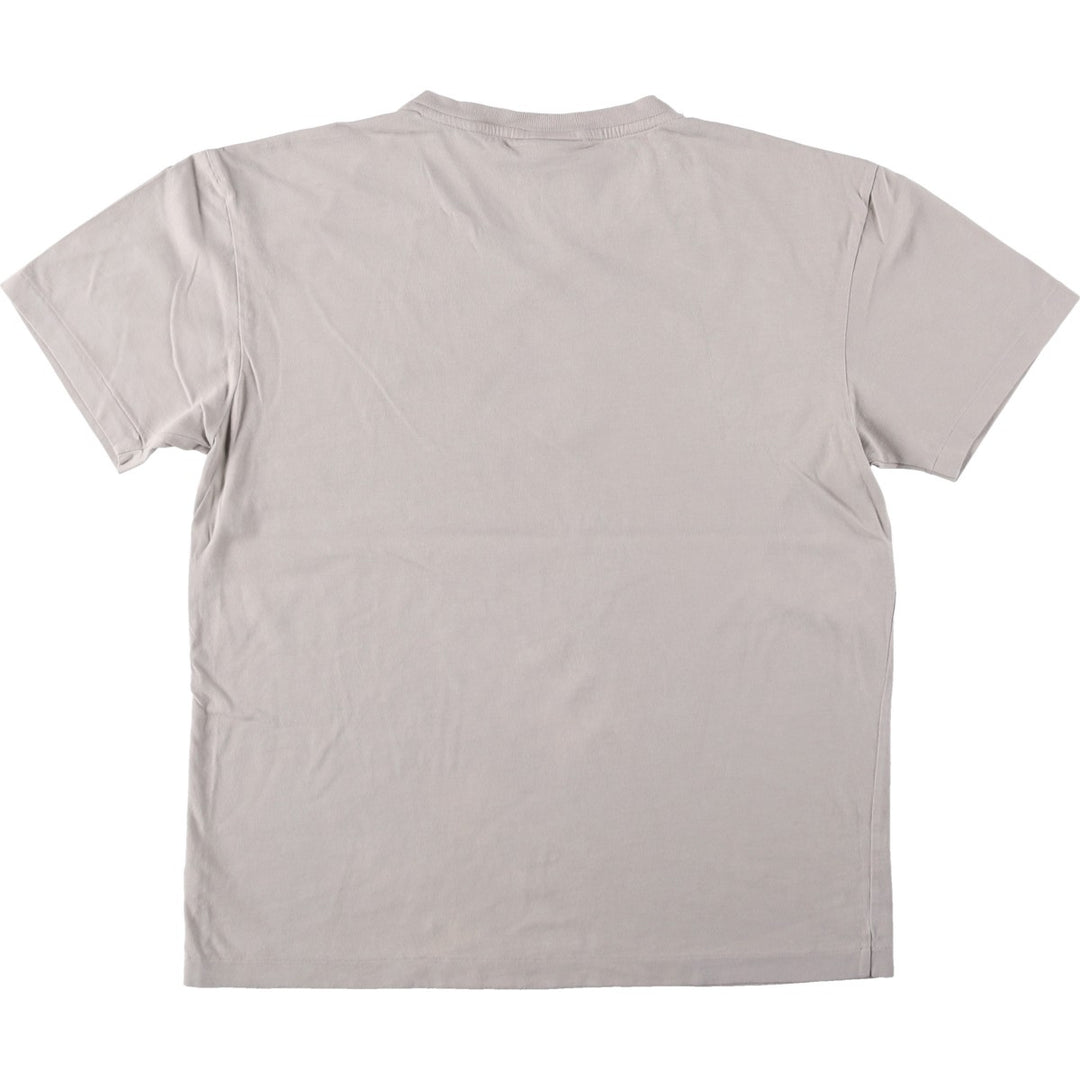 Ralph Lauren POLO by Ralph Lauren Short-Sleeve V-Neck T-Shirt, Men's Size S (approx.) cotton gray type Vintage Second Hand
