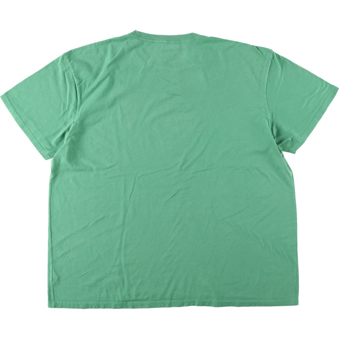 2000'S Ralph Lauren POLO JEANS COMPANY Short-Sleeve Printed T-Shirt, Men's Size XL (approx.) cotton green type Vintage Second Hand