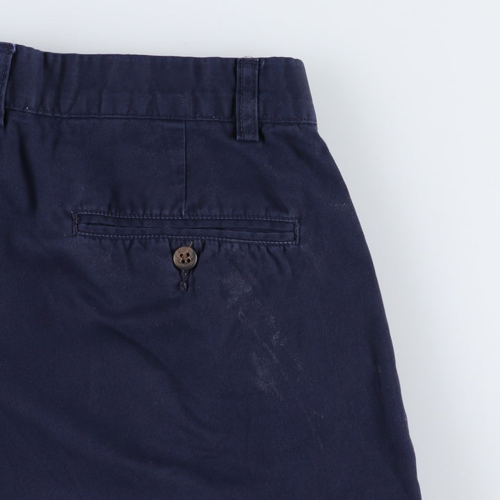Ralph Lauren POLO by Ralph Lauren Two-pleat Chino Pants for Men, W30 equivalent cotton navy blue type Vintage Second Hand
