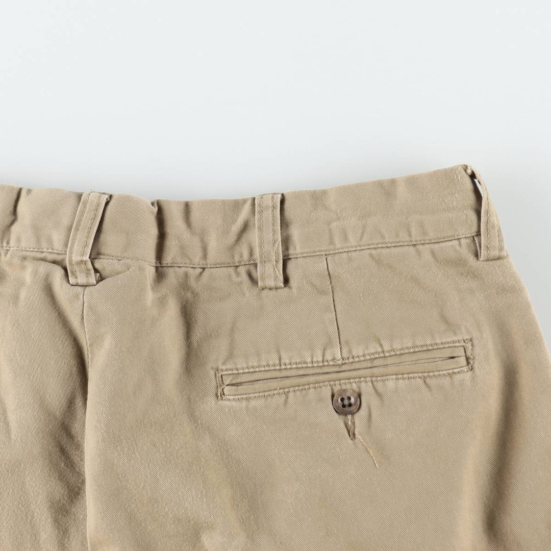 Ralph Lauren POLO by Ralph Lauren Two-pleat Chino Pants for Men, W34 equivalent cotton Beige type Vintage Second Hand