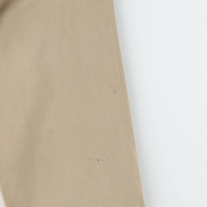 Ralph Lauren POLO by Ralph Lauren Two-pleat Chino Pants for Men, W34 equivalent cotton Beige type Vintage Second Hand