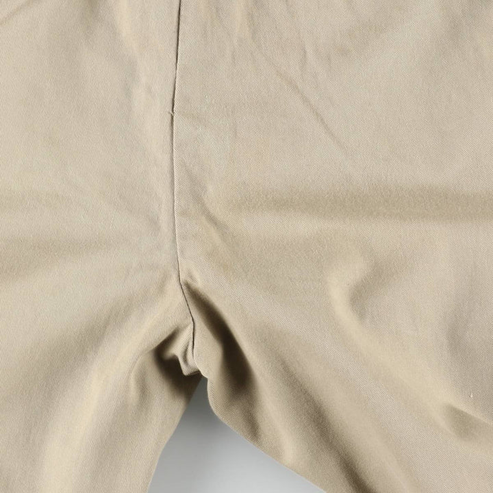 Ralph Lauren POLO by Ralph Lauren ETHAN PANT Two-pleat chino pants for men, size W34 cotton Beige type Vintage Second Hand