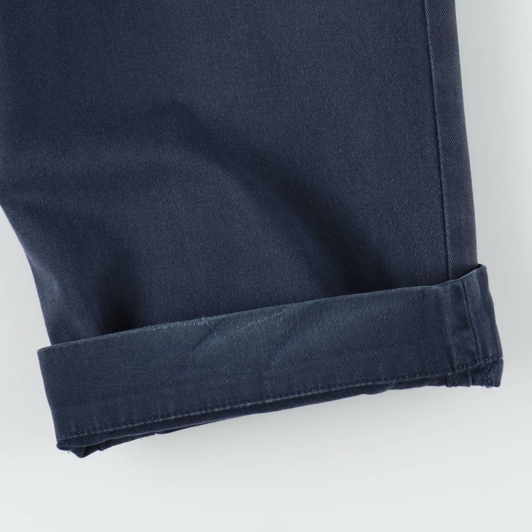 Ralph Lauren POLO by Ralph Lauren ETHAN PANT Two-pleat chino pants for men, size W31 cotton navy blue type Vintage Second Hand