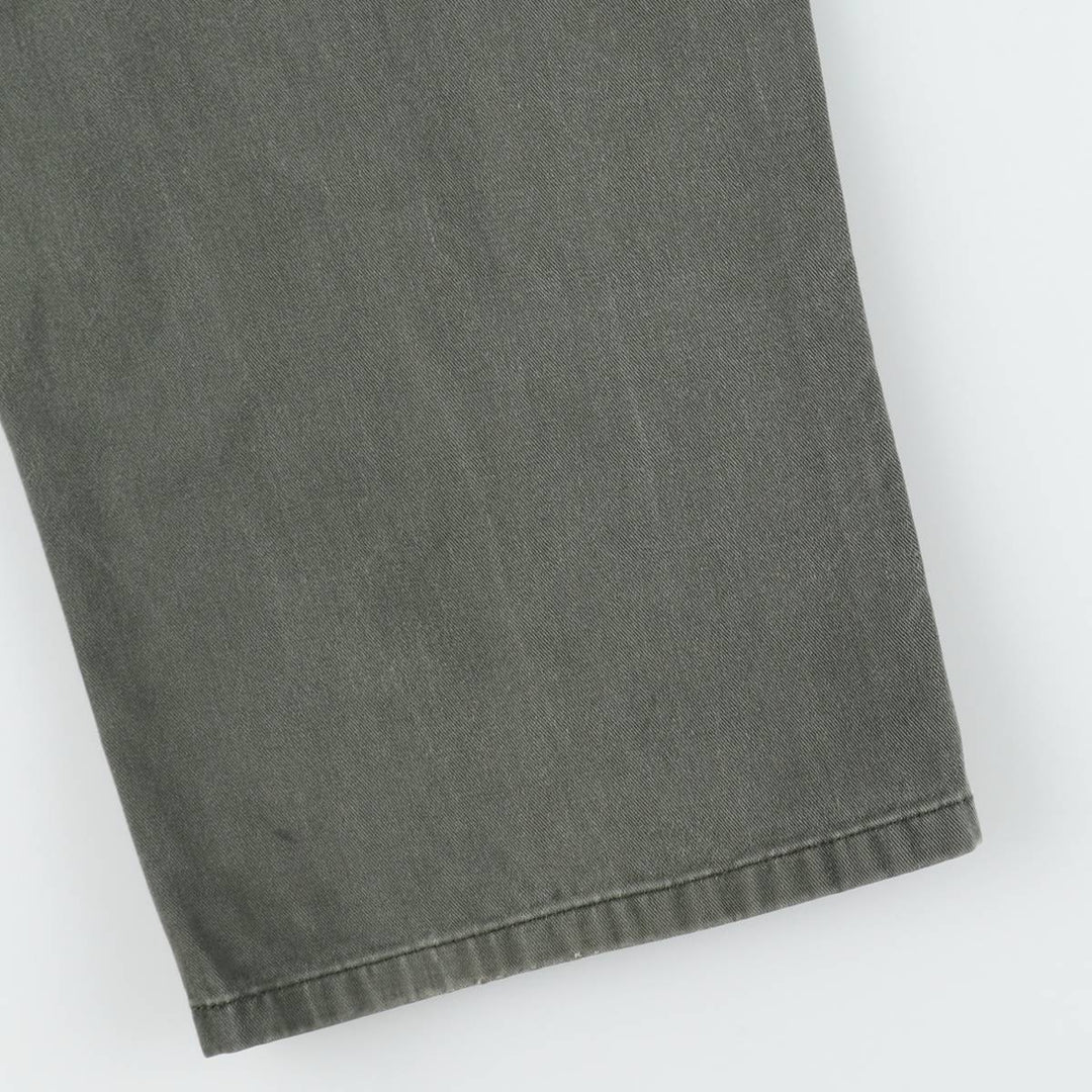 Ralph Lauren POLO by Ralph Lauren Two-pleat Chino Pants for Men, W35 cotton green type Vintage Second Hand