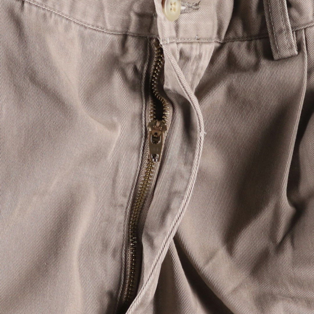 Ralph Lauren POLO by Ralph Lauren HAMMOND PANT, two-pleat chino pants, men's w36 equivalent cotton beige type brown Vintage Second Hand