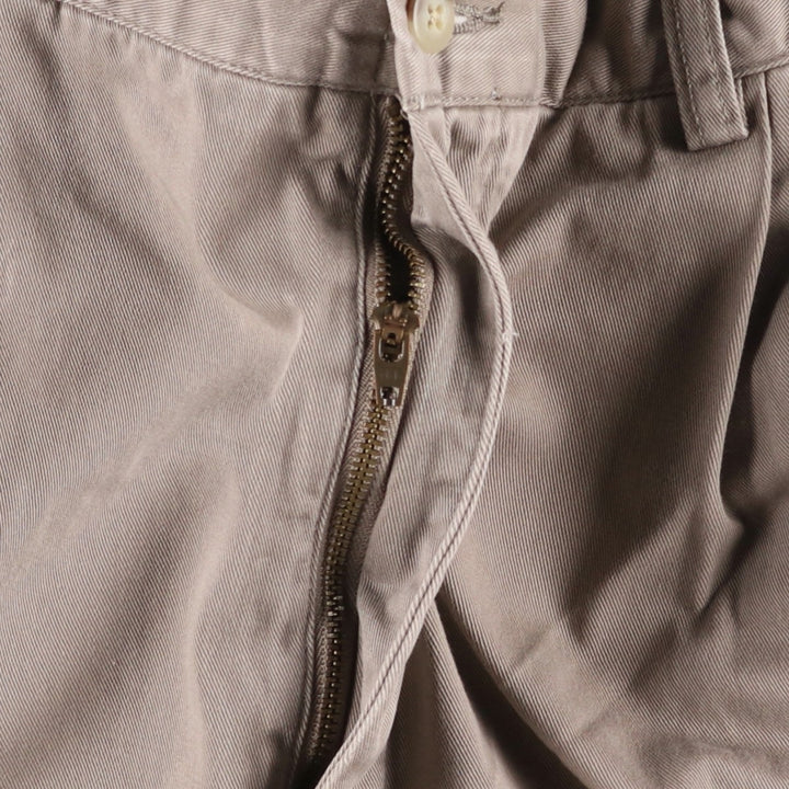 Ralph Lauren POLO by Ralph Lauren HAMMOND PANT, two-pleat chino pants, men's w36 equivalent cotton beige type brown Vintage Second Hand