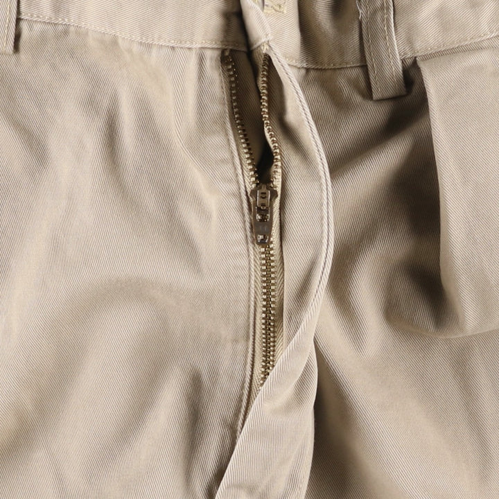 Ralph Lauren POLO by Ralph Lauren Two-pleat Chino Pants for Men, W36 cotton Beige type Vintage Second Hand