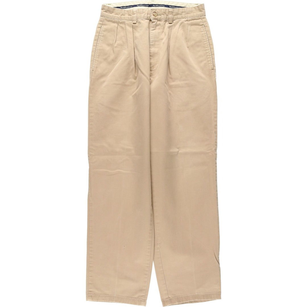 Ralph Lauren POLO RALPH LAUREN Two-pleat Chino Pants Men's Size W29 cotton Beige type Vintage Second Hand
