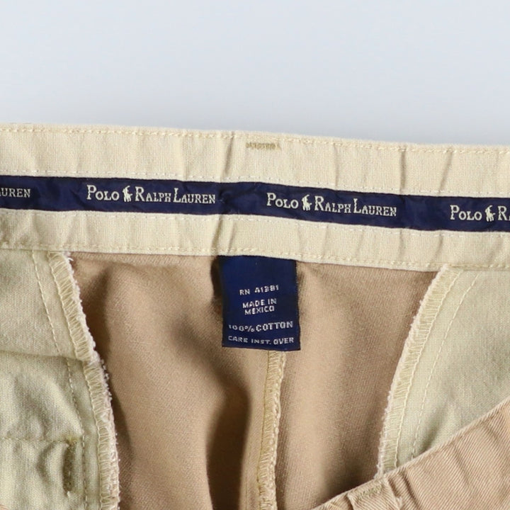Ralph Lauren POLO RALPH LAUREN Two-pleat Chino Pants Men's Size W29 cotton Beige type Vintage Second Hand