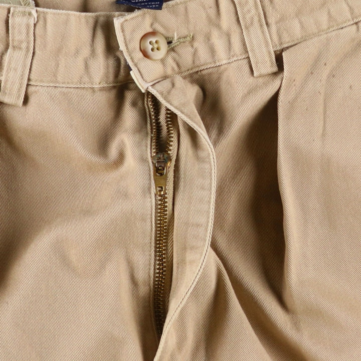 Ralph Lauren POLO RALPH LAUREN Two-pleat Chino Pants Men's Size W29 cotton Beige type Vintage Second Hand