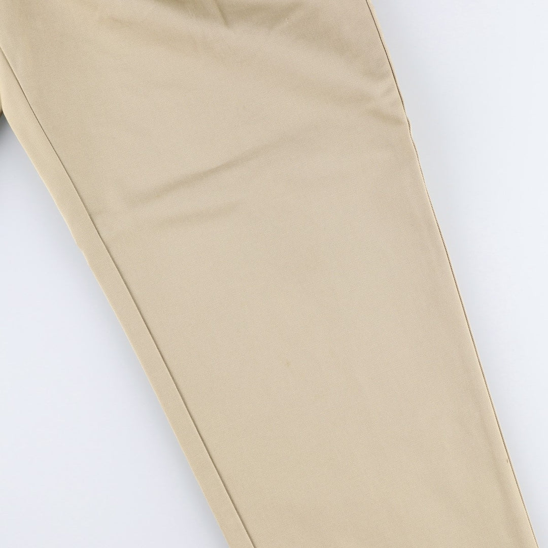 Ralph Lauren POLO RALPH LAUREN Two-pleat chino pants for men, size W33 cotton Beige type Vintage Second Hand