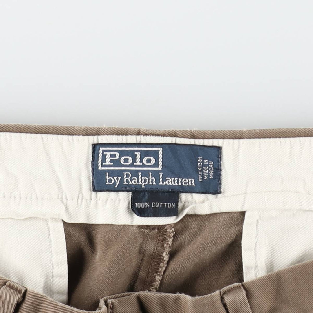 Ralph Lauren POLO by Ralph Lauren Chino Pants Men's W35 equivalent cotton brown type Vintage Second Hand