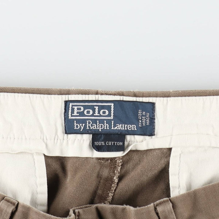 Ralph Lauren POLO by Ralph Lauren Chino Pants Men's W35 equivalent cotton brown type Vintage Second Hand