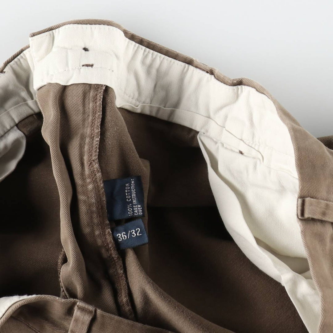 Ralph Lauren POLO by Ralph Lauren Chino Pants Men's W35 equivalent cotton brown type Vintage Second Hand