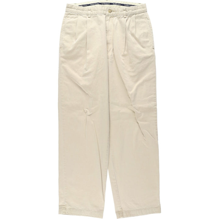 Ralph Lauren POLO RALPH LAUREN Two-pleat Chino Pants for Men, Size W32 cotton Beige type Vintage Second Hand