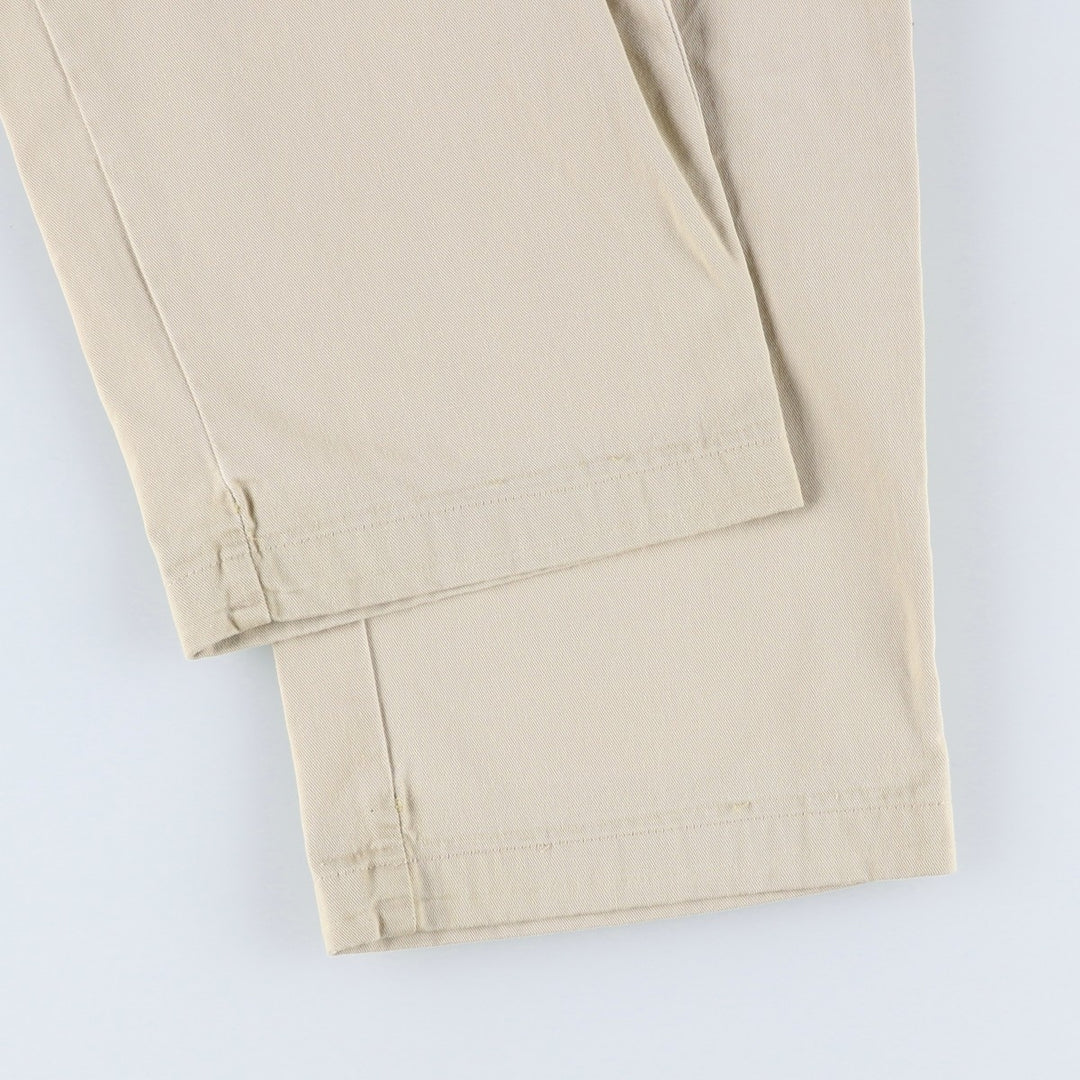 Ralph Lauren POLO RALPH LAUREN Two-pleat Chino Pants for Men, Size W32 cotton Beige type Vintage Second Hand