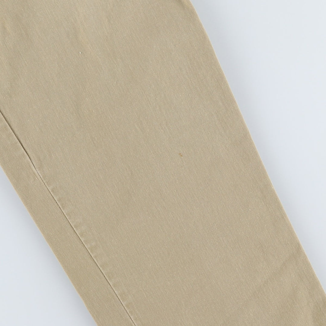 Ralph Lauren POLO by Ralph Lauren Two-pleat Chino Pants for Men, W31 equivalent cotton Beige type Vintage Second Hand