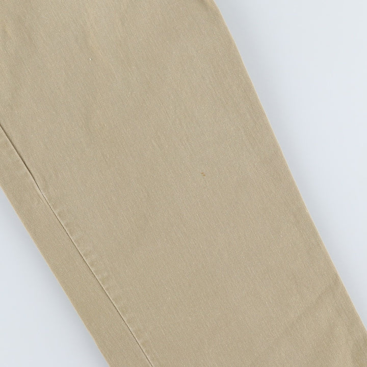 Ralph Lauren POLO by Ralph Lauren Two-pleat Chino Pants for Men, W31 equivalent cotton Beige type Vintage Second Hand