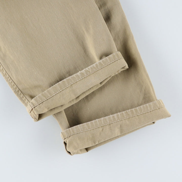 Ralph Lauren POLO by Ralph Lauren Two-pleat Chino Pants for Men, W31 equivalent cotton Beige type Vintage Second Hand