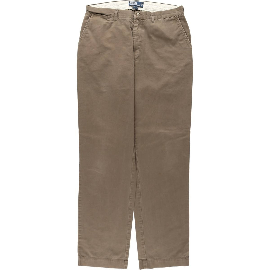 Ralph Lauren POLO by Ralph Lauren Chino Pants Men's W34 equivalent cotton brown type Vintage Second Hand