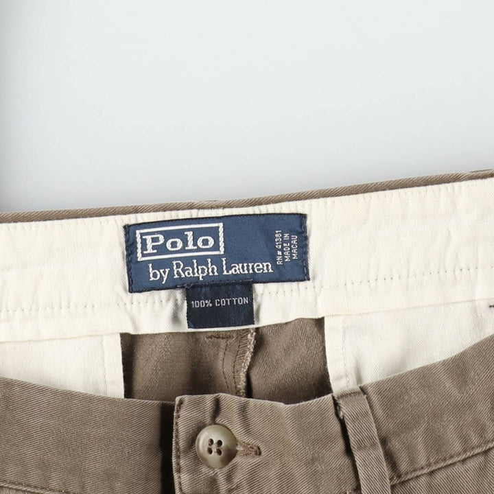 Ralph Lauren POLO by Ralph Lauren Chino Pants Men's W34 equivalent cotton brown type Vintage Second Hand