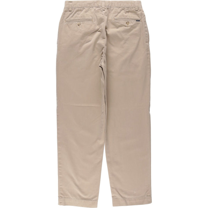 Ralph Lauren POLO by Ralph Lauren ETHAN PANT Two-pleat Chino Pants Men's W30 equivalent cotton Beige type Vintage Second Hand