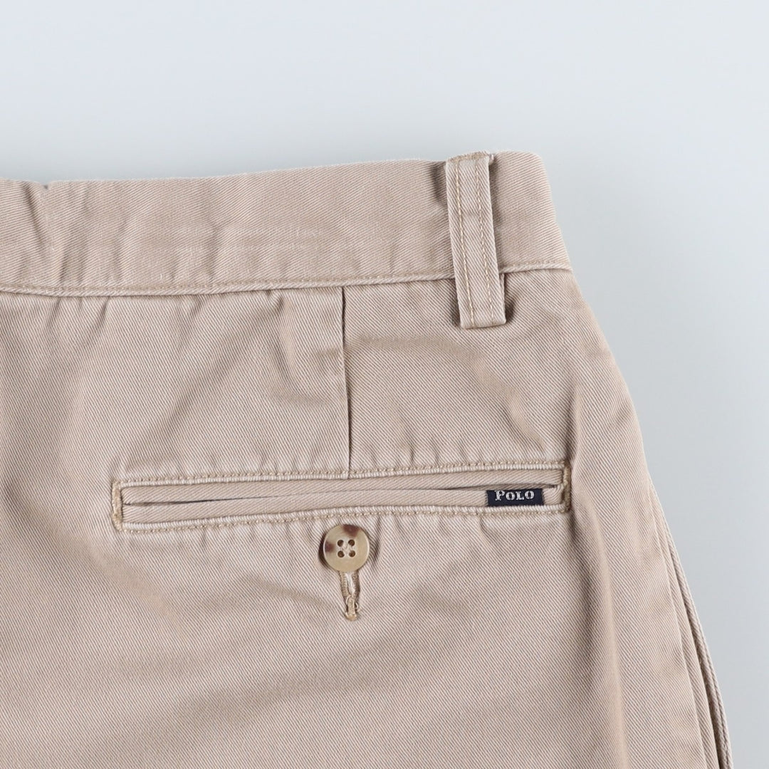 Ralph Lauren POLO by Ralph Lauren ETHAN PANT Two-pleat Chino Pants Men's W30 equivalent cotton Beige type Vintage Second Hand